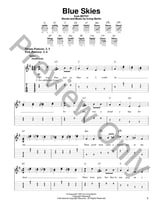 Blue Skies Guitar and Fretted sheet music cover